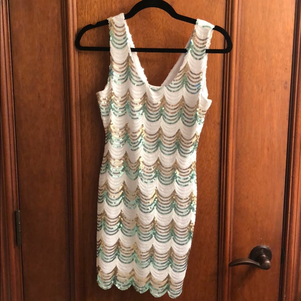 Sequin bodycon party dress